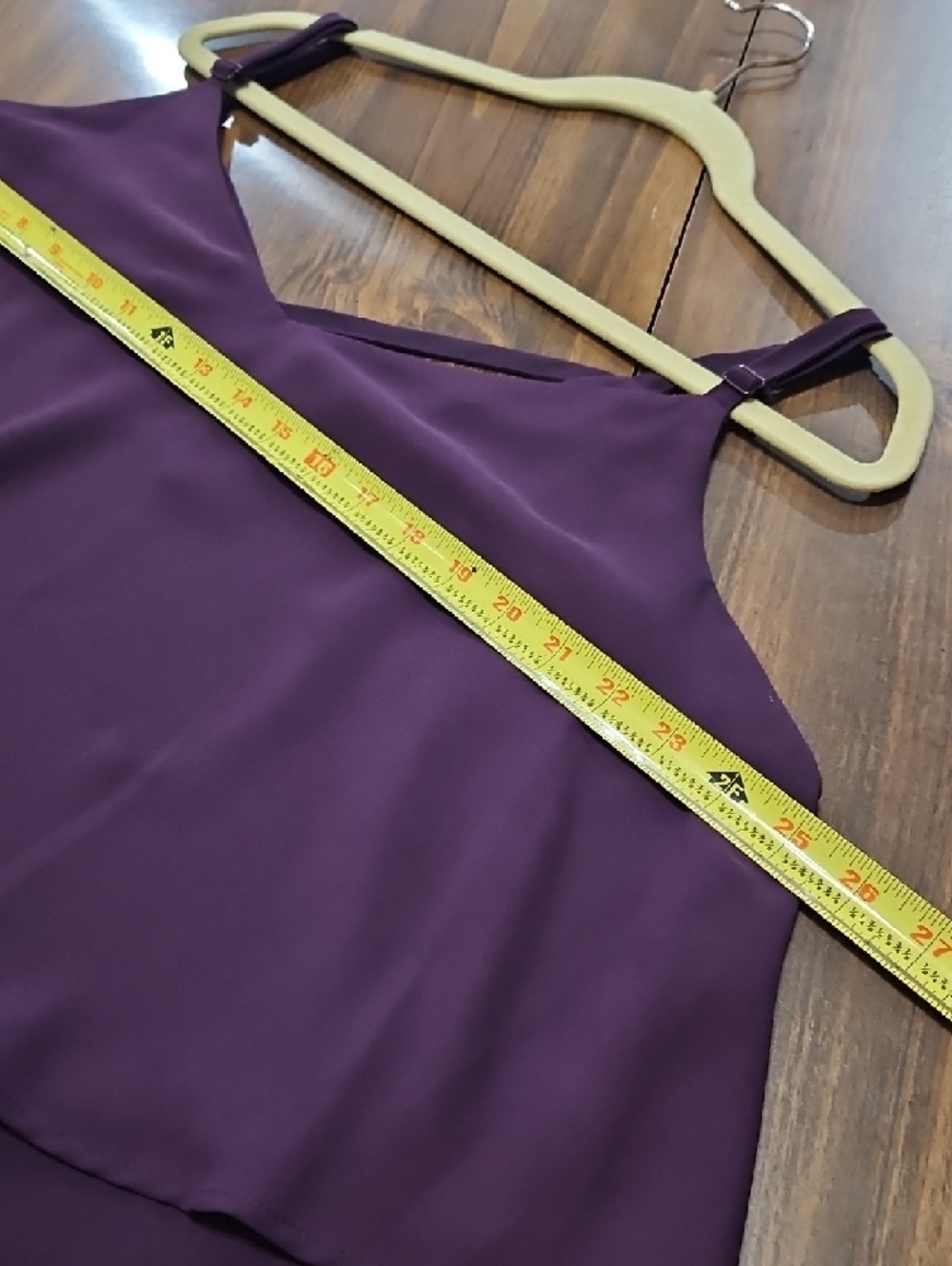 torrid Purple Layered V-Neck Tank Top - Picture 3 of 7
